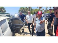 Otele ölçü almaya gitti, geri döndüğünde aracını yanmış halde buldu