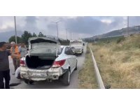 Osmaniye’de kontrolden çıkan otomobil bariyerlere çarptı: 1 yaralı