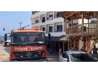 Mersin’de otelde yangın: 9 kişi dumandan etkilendi
