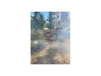 Burdur’da çıkan ot yangınında 2 dönümlük alan zarar gördü