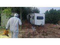 Kaldığı karavanda ölü olarak bulundu