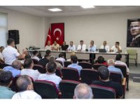 Silifke’de mahalle muhtarları istişare toplantısında buluştu