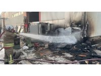 Antakya’da mobilya atölyesinde yangın paniği