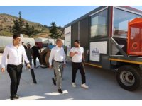 Başkan Yapar, Asfalt Plent Tesisi’nde incelemelerde bulundu