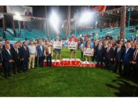 Aba Güreşi Festivali’nde güreş ağası Türk Devletleri Teşkilatı Aksakallar Heyeti Başkanı Binali Yıldırım oldu