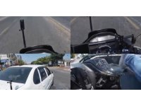 Kaza anları kamerada:Araçlarla çarpışan motosiklet ve elektrikli bisiklet sürücüleri yaralandı