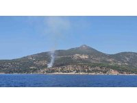 Kaş’ta makilik alanda çıkan yangın söndürüldü