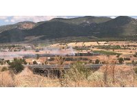 Burdur’da 20 dönümlük otluk alanda yangın