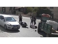 Mersin’de motosiklet traktörle çarpıştı: 1 yaralı