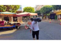 Oltayla boyu kadar balık tuttu