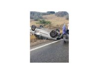Burdur’da otomobil takla attı: 4 yaralı