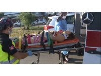 Denizde yüzerken jet-skinin çarptığı kadın yaralandı