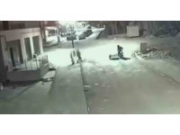 Motosikletli hırsızlar önce kameraya sonra polise yakalandı