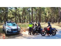 Jandarmanın motosiklet denetimlerinde 5 bin 392 sürücü kontrol edildi