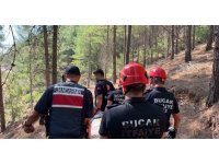 Burdur’da kayalıklardan düşen vatandaş ekiplerin müdahalesiyle kurtarıldı