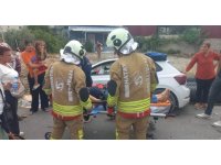 Samandağ’da trafik kazası:1 yaralı