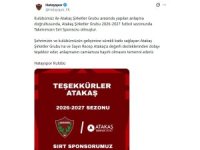 Atakaş Şirketler Grubu, Hatayspor’a sırt sponsoru oldu