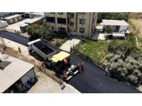 Mersin’de 1,5 kilometrelik yol sıcak asfaltla yenilendi