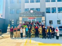 Hatay İl Milli Eğitim Müdürlüğü’nde yangın eğitimi ve tatbikat düzenlendi