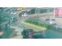 Dönüş için geniş manevra aldı, kaza kaçınılmaz oldu