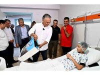 Başkan Uysal’dan sünnet olan çocuklara ziyaret