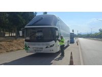 Burdur’da şehirlerarası yolcu otobüslerine sıkı denetim