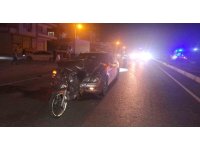 Otomobil motosiklete arkadan çarptı: 1 ölü, 1 ağır yaralı
