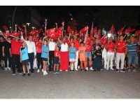 Kemer’de 30 Ağustos fener alayı coşkusu