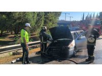 Hastaneden taburcu olduktan dakikalar sonra aracı küle döndü