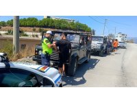 Alanya’da safari araçlarına denetim: 5 araca 233 bin TL ceza