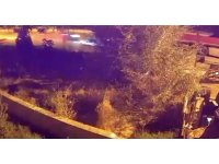 Damatlık giymeye hazırlanırken kefen giyen gencin kazası kamerada
