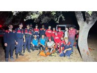 Likya yolunda mahsur kalan turist ekiplerce kurtarıldı