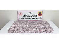 Manavgat’ta 3 bin sentetik hap ele geçirildi