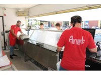 Halk Et Mobil Satış Tırı her gün farklı ilçede hizmet veriyor