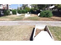 Osmaniye’de parkın ortasındaki mezar taşları dikkat çekiyor