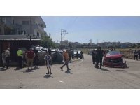 Otomobilin takla attığı kazada vatandaşlar kaza kavşağına çözüm istedi