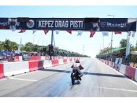 Kepez’de moto drag heyecanı start aldı