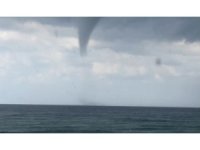 Alanya açıklarında hortum görüntülendi