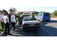 Antalya’da otomobiller çarpıştı: 1 yaralı
