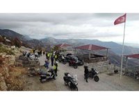 Antalya’da 15 kişilik motosiklet timi ilçe ilçe gezip, ilçelerin tanıtımını yapıyor