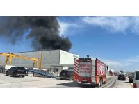 Mersin’de fabrika yangını