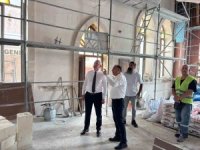 İskenderun’da tarihi kiliselerde restorasyon çalışmaları sürüyor