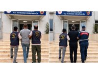 Serik’te hapis cezası ile aranan 2 hükümlü yakalandı