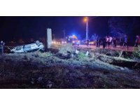 Osmaniye’de otomobil şarampole uçup takla attı: 3 yaralı