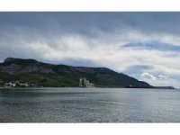 Akdeniz’de çıkan hortum görüntülendi