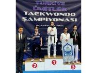 Mersinli taekwondocu Türkiye ikincisi oldu