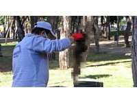 Yanarak telef olan kedinin çöp kutusuna atılması tepki çekti