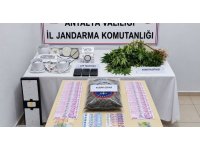 Evinin uyuşturucu imalathanesine çeviren şüpheli gözaltına alındı