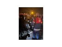 Samandağ’da angusa çarpan otomobilin sürücüsü yaralandı