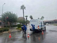 Büyükşehir Belediyesi 464 personel ve 347 iş makinesi ile teyakkuzda
